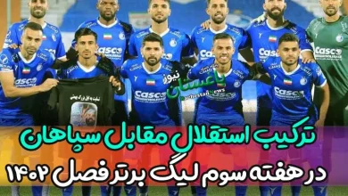 ترکیب احتمالی استقلال مقابل سپاهان در هفته سوم لیگ برتر فصل 1402