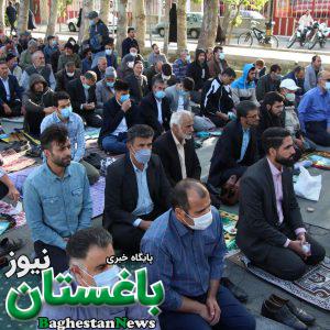 گزارش‌ تصویری نماز عید سعید فطر در باغستان‌‌ شهریارbaghestannews (1)
