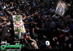baghestannews گزارش تصویری از مراسم تشییع پیکر شهید رضا خانی چگنی 26