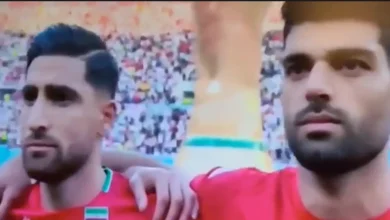 دانلود لحظه نخواندن سرود ایران توسط بازیکنان تیم ملی فوتبال کشورمان