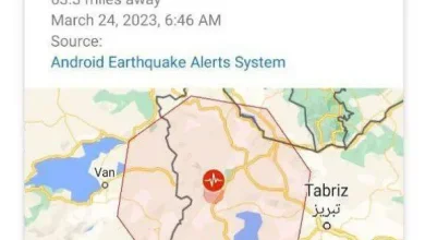 زلزله 3.6 ریشتری سلماس امروز جمعه ۴ فروردین ۱۴۰۲