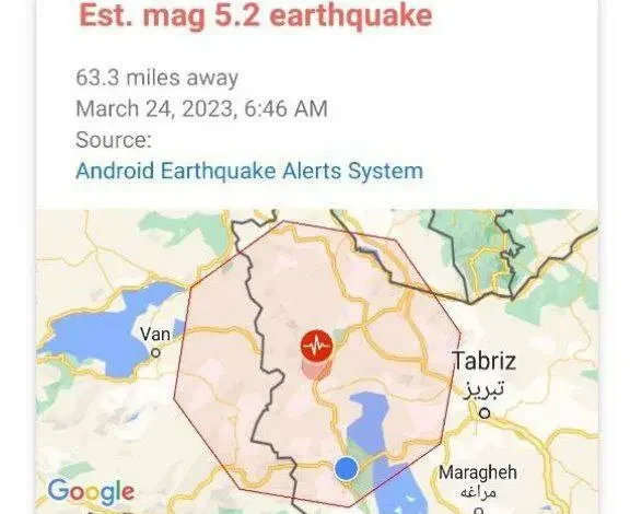 زلزله 3.6 ریشتری سلماس امروز جمعه ۴ فروردین ۱۴۰۲