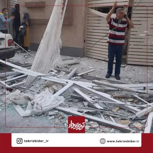 تصویری از حادثه انفجار در فرهنگ شهر۴