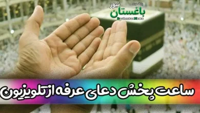 ساعت پخش برنامه های دعای عرفه امروز چهارشنبه 7 تیر از تلویزیون