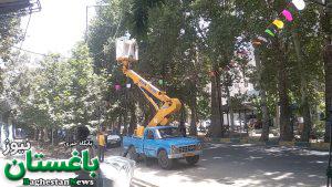 تصویری از آماده سازی نمایشگاه جشنواره بزرگ ایران، باغستان من2