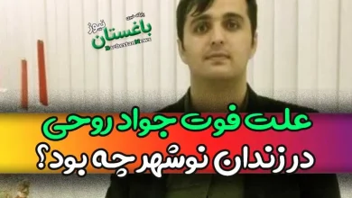 علت فوت جواد روحی در زندان نوشهر چه بود؟
