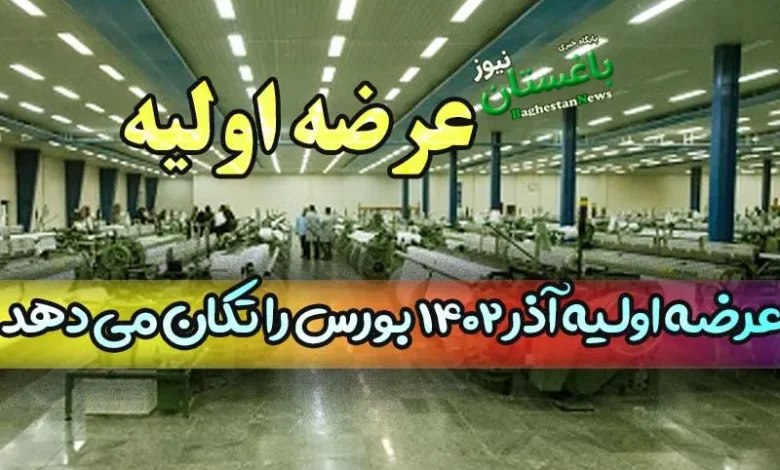 عرضه اولیه آذر ۱۴۰۲ بورس ایران را تکان می دهد