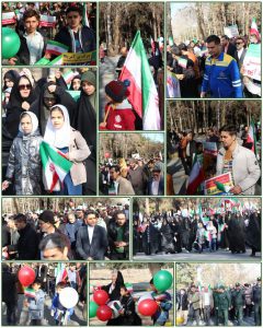 باشکوه مردم شهر باغستان در چهل و پنجمین سالگرد پیروزی انقلاب اسلامی۲