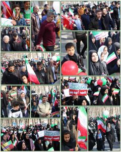 باشکوه مردم شهر باغستان در چهل و پنجمین سالگرد پیروزی انقلاب اسلامی۴