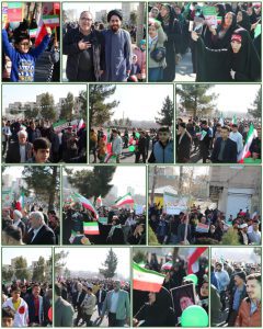باشکوه مردم شهر باغستان در چهل و پنجمین سالگرد پیروزی انقلاب اسلامی۶