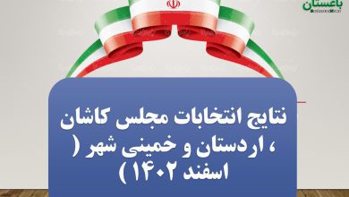 نتایج انتخابات مجلس کاشان ، اردستان و خمینی شهر ( اسفند ۱۴۰۲ )