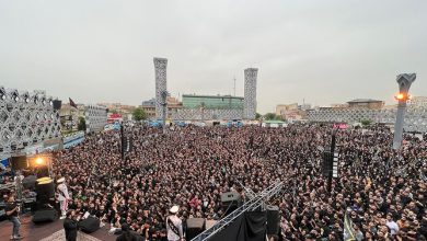 مراسم میدان امام حسین امروز (دوشنبه 13 فروردین 1403)
