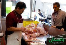 بازار مرغ و گوشت در انبار نفت