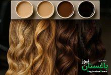 رنگ موی نسکافه ای