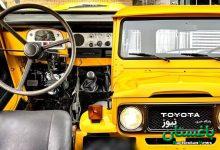 لندکروزر ۴۰ ساله با موتور مرسدس بنز