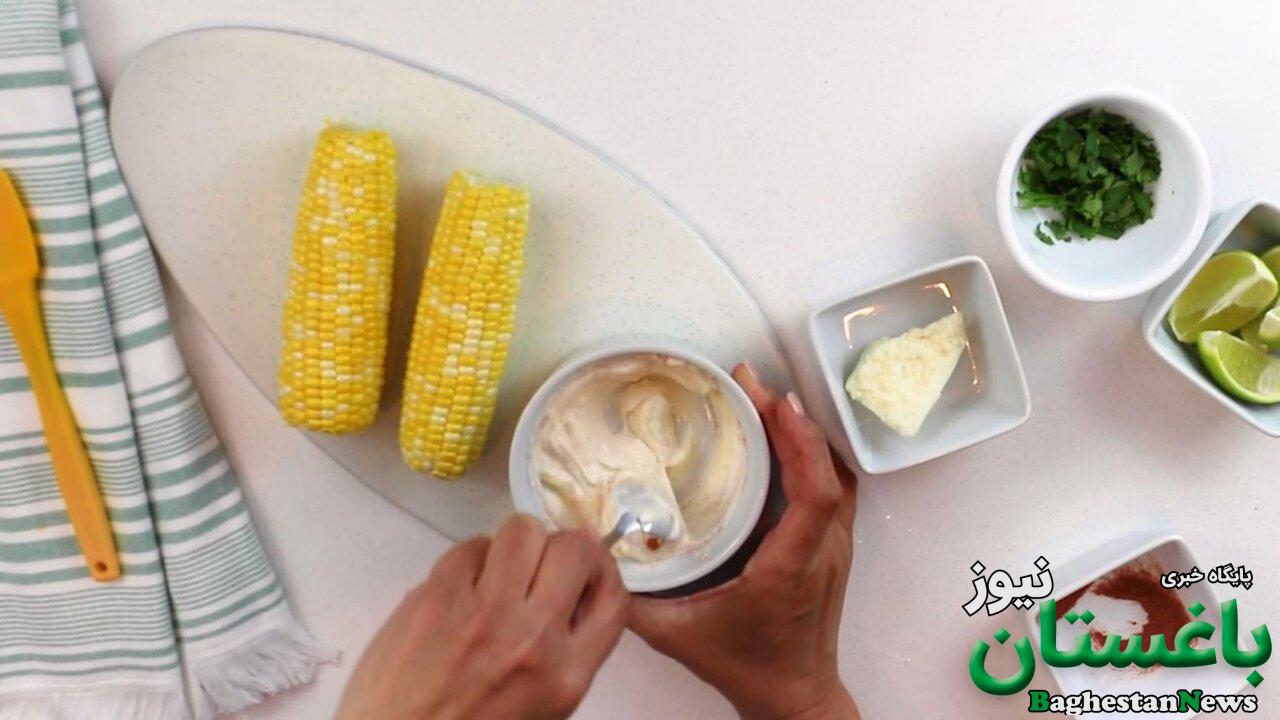 طرز تهیه ذرت مکزیکی با قارچ و پنیر پیتزا؛ کش‌دار، خامه‌ای مثل کافه‌ها