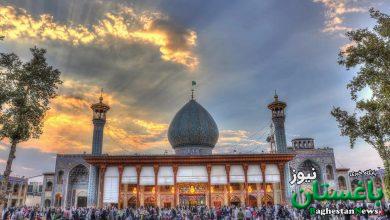 حرم شاهچراغ شیراز در دوران ناصرالدین‌شاه؛ ۱۴۰ سال قبل + عکس